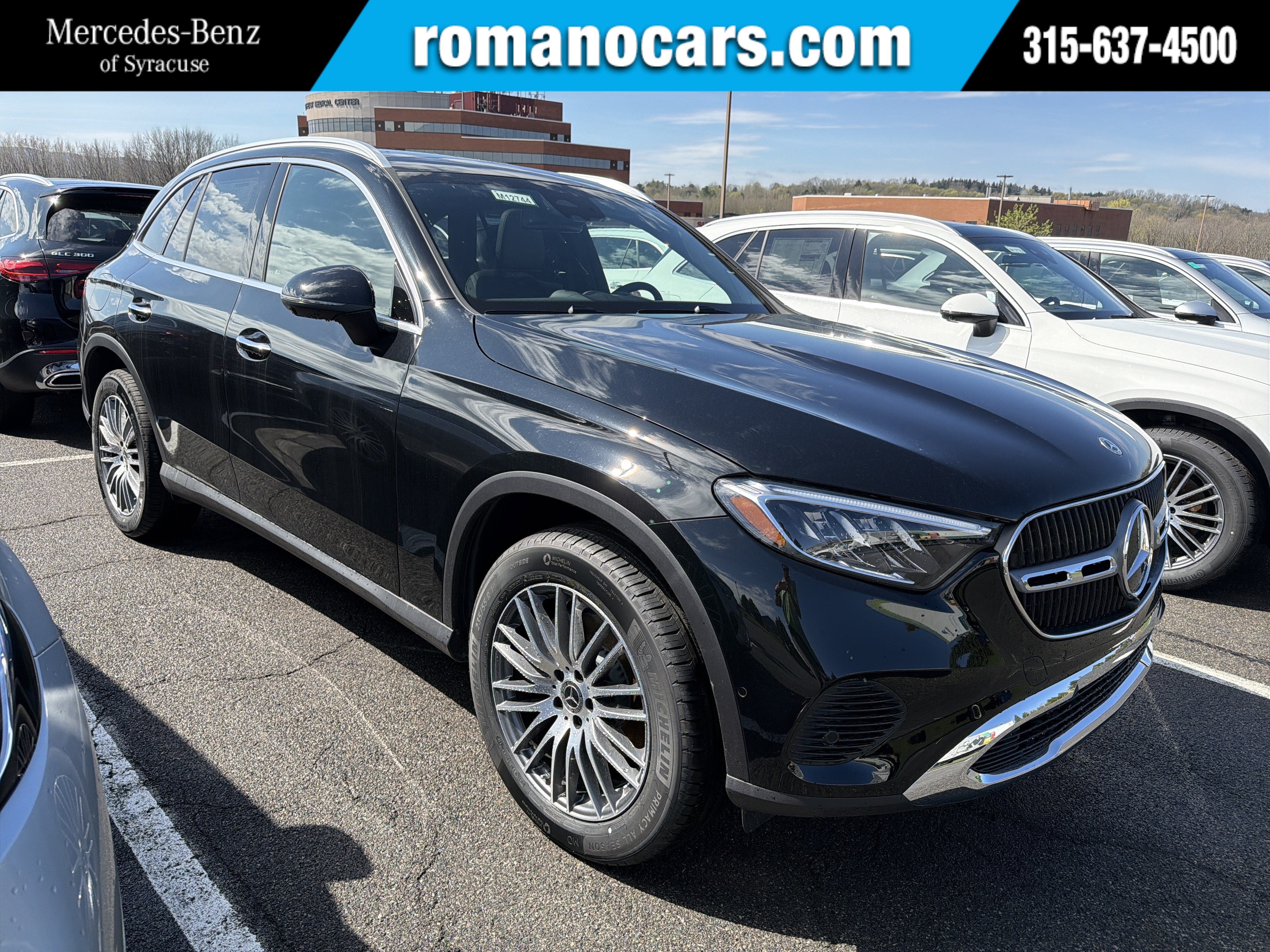 2026 Mercedes-Benz GLC GLC 300 4MATIC SUV in Black — front three-quarter view