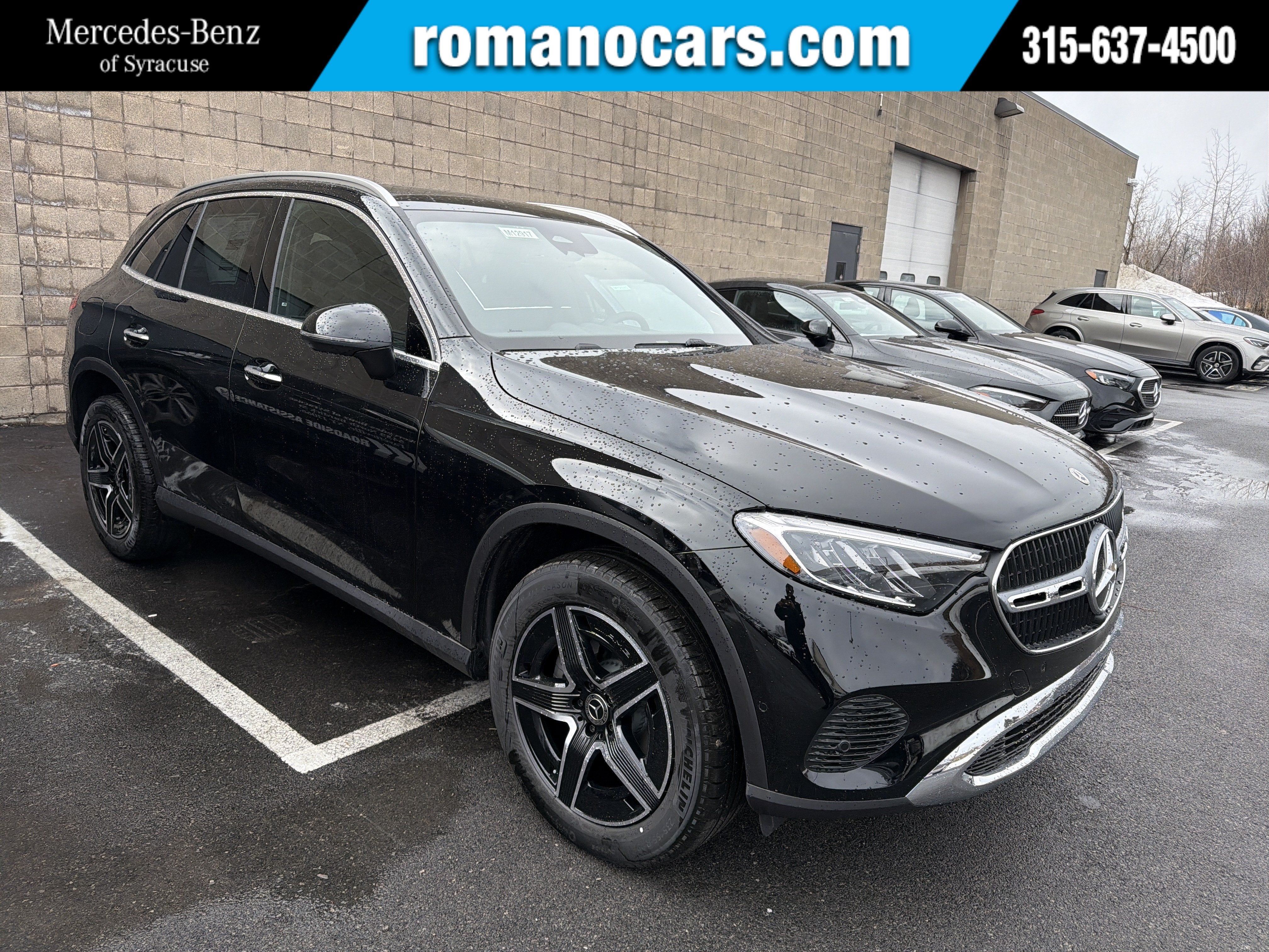 2026 Mercedes-Benz GLC GLC 300 4MATIC SUV in Black — front three-quarter view