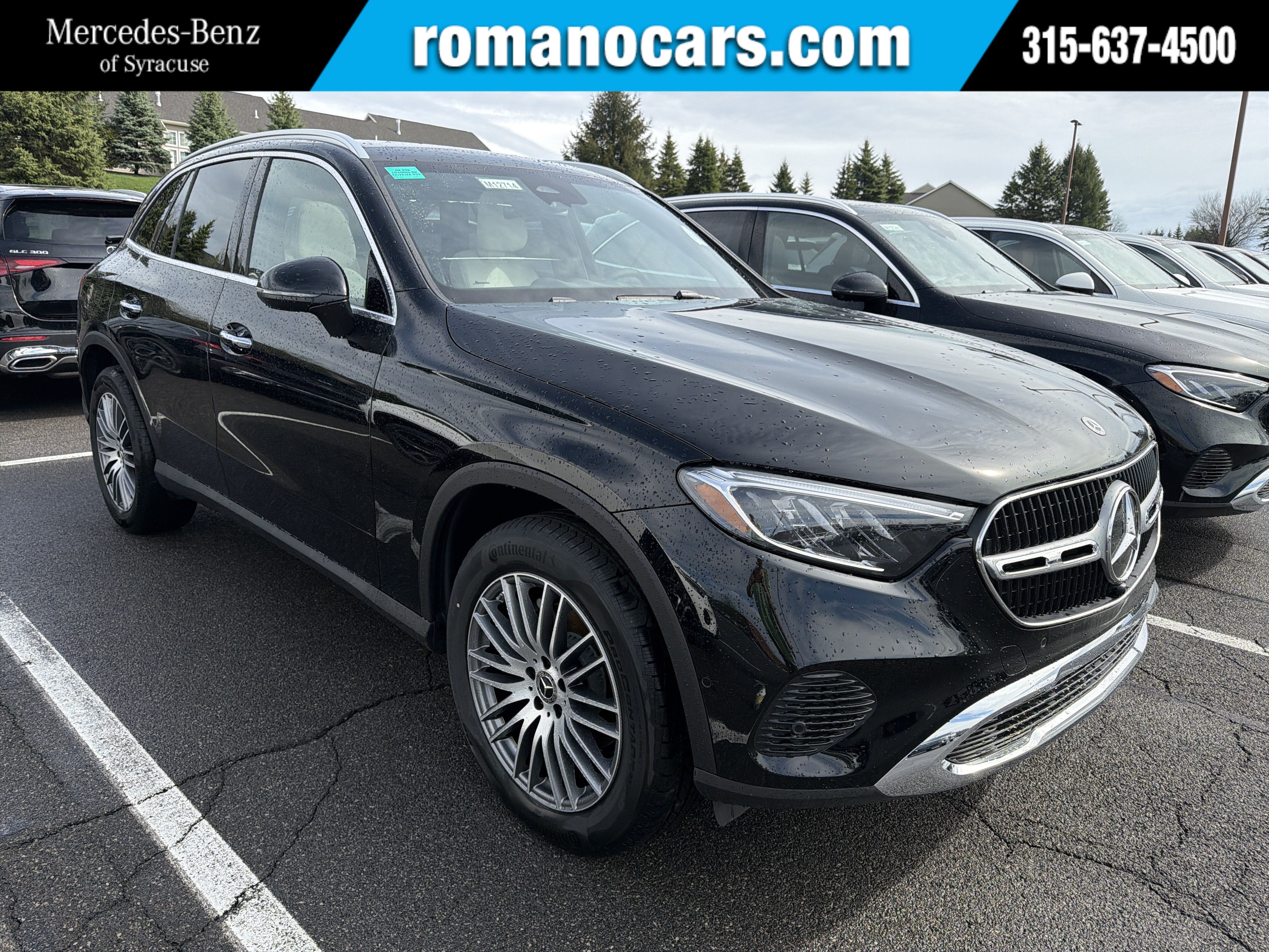 2026 Mercedes-Benz GLC GLC 300 4MATIC SUV in Black — front three-quarter view